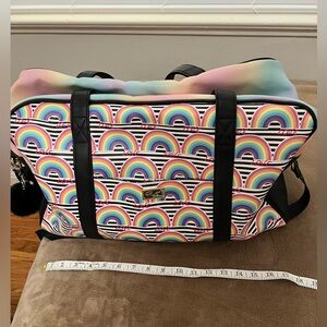 Betsy Johnson Rainbow Weekend Bag